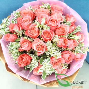 Saigon birthday flowers bouquet online delivery