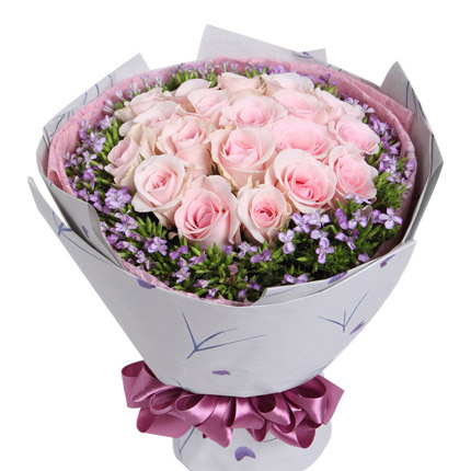 flower bouquet in pink